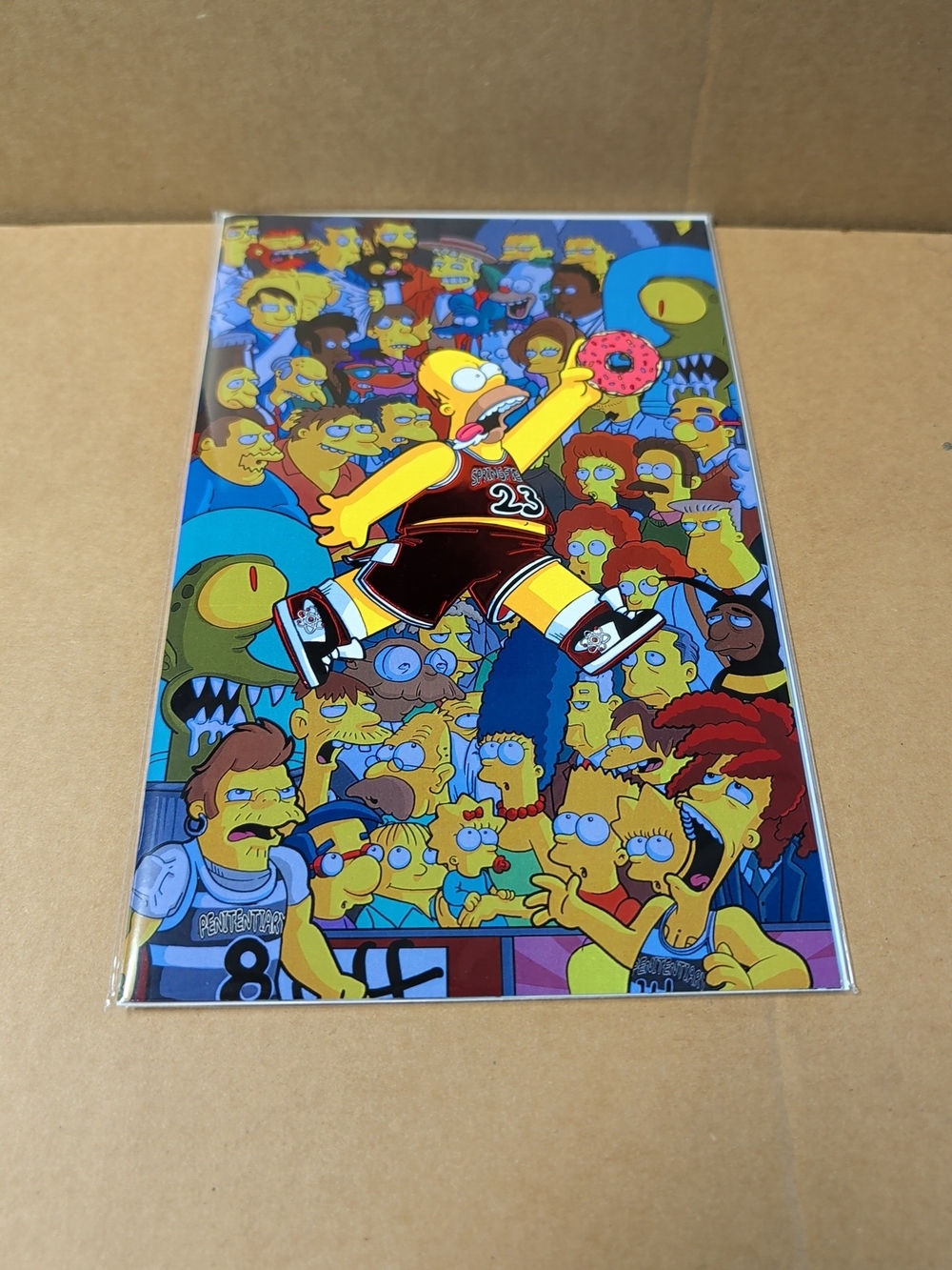 Fame: Matt Groening Air Homer Simpsons Cover by Matthew Waite Spot Foil LTD 120
